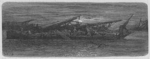 De Avond op de Theems, Omgeving van Londen door Gustave after Dore